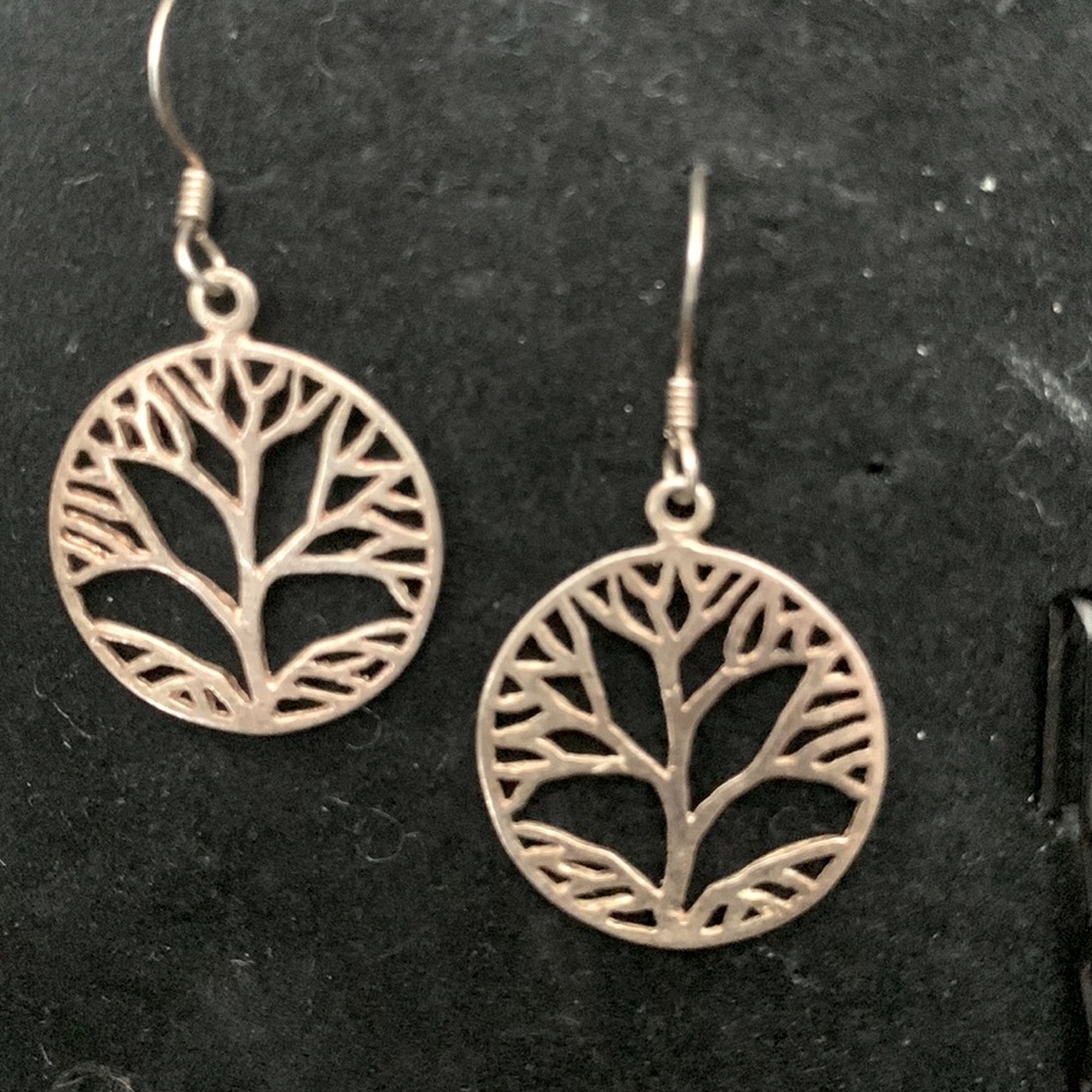 Dangle sterling silver earrings .925